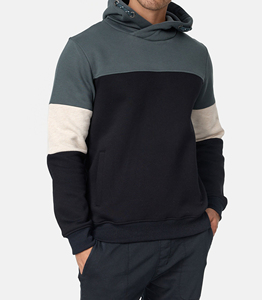 Sudadera con capucha de algodón 100% de alta calidad para hombre, ropa de calle, estilo liso, colores sólidos, de talla grande, precios al por mayor de invierno - Product Image 1