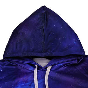 Sweats à capuche unisexes d'hiver personnalisés en polyester 100% avec un poids de tissu de 340g et en polaire de polyester - Product Image 3