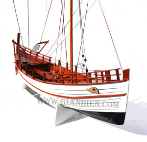 Gia Nhien Fabricant Approuvé Conception Personnalisée Bas quantité minimale de commande Grec Kyrenia MODÈLE DE BATEAU EN BOIS-MODÈLE DE BATEAU EN BOIS - Product Image 2