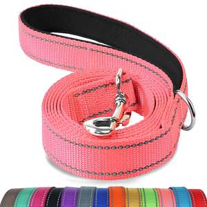 4FT 5FT 6FT Nylon <b>Dog</b> <b>Leash</b> for Walking, Double-Sided Reflective & Heavy Duty with Soft Padded Handle, Medium Large <b>Dogs</b>/ - Product Image 1