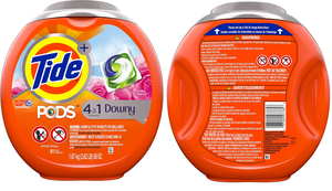 Tide PODS Plus Downy 4 en 1 HE Turbo detergente para ropa cápsulas de jabón, aroma fresco de abril, bañera de 61 unidades - Product Image 4