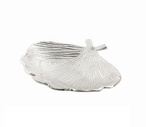 Plateau de service sur mesure en métal au design élégant de la meilleure qualité Plateau décoratif de finition nickelé - Product Image 3