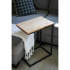 Mesa auxiliar de sofá de metal muy solicitada con diseño antiguo vintage perfecto para espacios de vida encantadores - Product Image 6