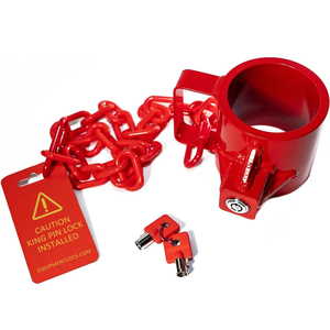 Verrou de cinquième <span class=keywords><strong>roue</strong></span> AMBITION - Acier enduit de poudre - Verrou de cinquième <span class=keywords><strong>roue</strong></span> - <span class=keywords><strong>Antivol</strong></span> - Durable - Verrou de cinquième <span class=keywords><strong>roue</strong></span> sécurisé - Product Image 3