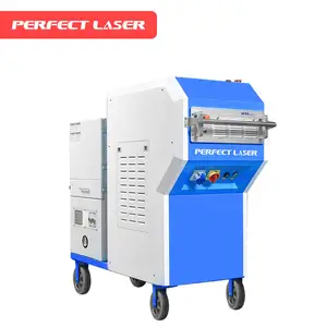 100w continuous pulse rust fiber laser cleaning machine paint, oil quickly cleaning price