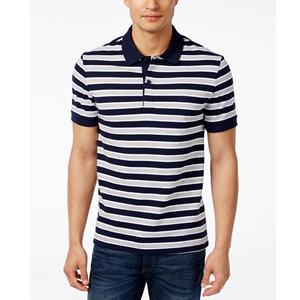 เสื้อโปโลลายทางผ้าฝ้าย100% สำหรับผู้ชาย,เสื้อเชิ้ตแขนสั้นคอโปโลแบบกำหนดโลโก้ได้เองสำหรับผู้ชายจากบังกลาเทศ - Product Image 2