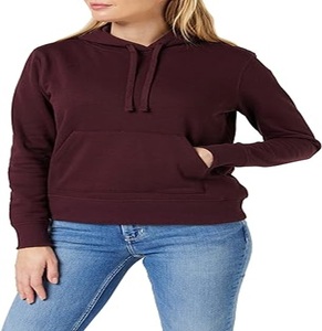 Pull-over à capuche en coton polaire surdimensionné unisexe pour hommes et femmes - Product Image 1