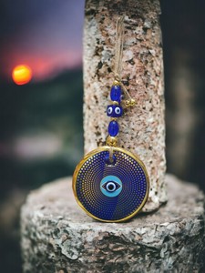 Ojo Turco DAFNI de 11 cm, Hecho a Mano, con Relieve, Magnético, Decoración Tradicional para Pared - Product Image 2