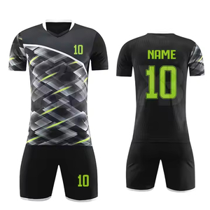 Dernier modèle de vêtements de football avec logo personnalisé Impression personnalisée Nouveaux vêtements d'entraînement et de sport - Product Image 6