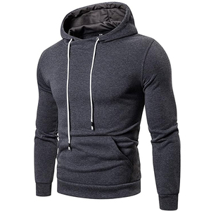 Sudaderas con Capucha Casuales de Invierno para Hombre, Personalizadas con Estampado, Forro Polar Grueso, 100% Algodón/Poliéster, Diseño Liso Teñido, Nuevo - Product Image 3