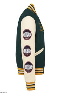 เสื้อแจ็คเก็ตสำหรับผู้ชาย เสื้อแจ็คเก็ตวาร์ซิตี้ เสื้อแจ็คเก็ตทีมบูลส์ เสื้อแจ็คเก็ตชิคาโก เสื้อแจ็คเก็ตคุณภาพสูง เสื้อแจ็คเก็ตผู้ชายแบบมีซิปด้านหน้า รุ่นไอเซนฮาวร์ แบบมีฉนวน - Product Image 6