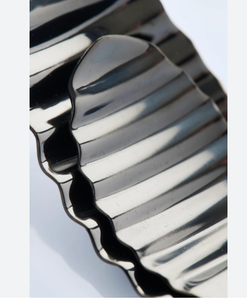 Quenelle Wavy Classic Spoon 20 cm Stainless Steel best quality in wholesale cheap price supplier from Pakistan - Product Image 4