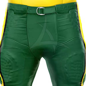 Uniforme de football américain à la mode à sublimation avec short 100% polyester à séchage rapide et respirant pour les joueurs professionnels - Product Image 6