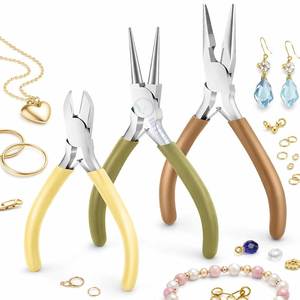 Juego de 3 Alicates de Alta Calidad para Joyería, para Precisión y Durabilidad - Product Image 1