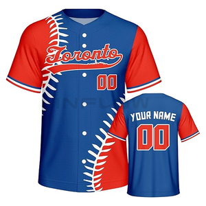 Vente en gros Maillots de baseball vierges Vente en gros Maillots de baseball de sport pour hommes Chemises de softball Maillot de baseball personnalisé - Product Image 5