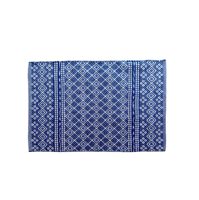 Tapis de couloir en coton indien réversible personnalisable tissé à la main technique jacquard intérieur extérieur utilisation abstraite moderne ensembles de tapis