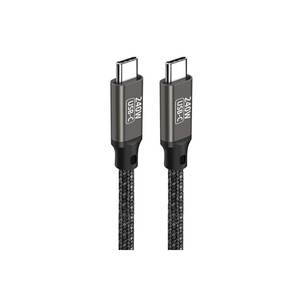 Netzy QG02 Type-C Type-C สายดาต้า PD3.1 240W 480Mbps 3M 5M-SAFA ชาร์จ3A แบบเร็วกล่องสายชาร์จโทรศัพท์มือถือสีดำ - Product Image 5