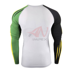 Tendance du moment : Rashguard à manches longues pour homme, tissu extensible et flexible, chemise de sport - Product Image 5