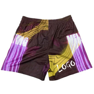 Pantalones Cortos Deportivos Unisex al Por Mayor, de Secado Rápido, Transpirables, para Correr, Entrenamiento, Doble Capa, 100% Poliéster - Product Image 3