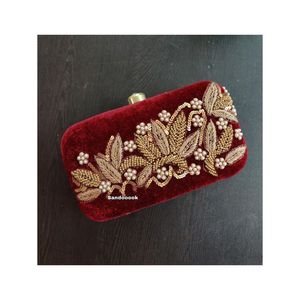 ELEVATE BRODERIE SACS UNIQUES MEILLEUR Style Bohème Broderie Travail Main Embrayage Sacs à main Fantaisie Design Doublure Perle Fête De Mariage - Product Image 3