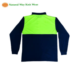 Uniforme de trabajador Nuevo diseño Logotipo bordado personalizado 95% Algodón 5% spandex Hombre Golf Uniforme de negocios Polo de color sólido - Product Image 4