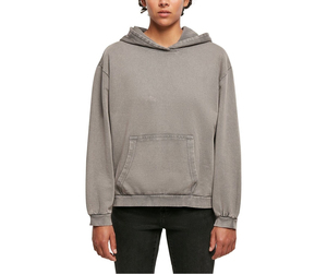 Prix d'usine, impression de logo personnalisée, sweat-shirts à capuche slim fit pour femmes, lavage à l'acide, design personnalisé sur le devant, saison hivernale, 100% coton - Product Image 1