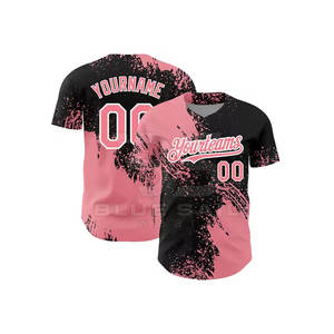 Jersey de béisbol Premium para equipos deportivos Tela de malla de poliéster ligera Jersey de béisbol clásico - Product Image 3