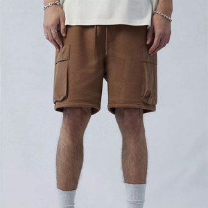 Nuevos Pantalones Cortos Cargo de Pana Personalizados para Hombre, 100% Algodón, Color Sólido, Alta Calidad, Hechos en Fábrica, Precio Económico - Product Image 1