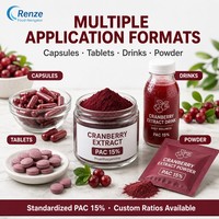Cranberry-extract PAC 15% poeder dieprood fijn poeder proanthocyanidinen supplement ingrediënt