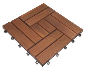 Moderna Baldosa de Madera de Acacia de 10 Listones, Encajable, Fácil de Montar, Ecológica, de Vietnam, para Jardín y Hogar - Product Image 2