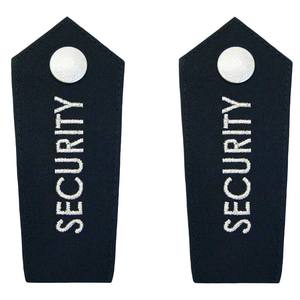 Épaulettes de qualité supérieure en feutre rouge brodé, à coudre avec épingle de sûreté, pour uniforme professionnel, Qatar Golden Tress - Product Image 5