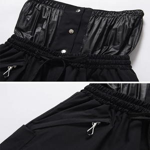 Pantalon de neige personnalisé OEM pour hommes, respirant, coupe-vent, imperméable, respirant, pantalon de jogging extérieur plat à taille élastique - Product Image 2