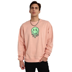 OEM 100% coton surdimensionné Boxy Fit ras du cou sweats PULlover lourd polaire goutte épaule chemise personnalisée - Product Image 3