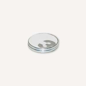 Magnete Disco in Neodimio Ø12x1mm Autoadesivo - Product Image 1