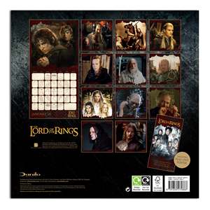 2025 the Lord of the Rings Paper <b>Calendar</b> Table Office Wall Clock Decoration Promotion Item - Product Image 5