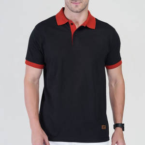MOQ bajo Color personalizado Hombres Polo Camiseta Precio razonable Fabricante al por mayor Hombres Polo Camiseta - Product Image 1