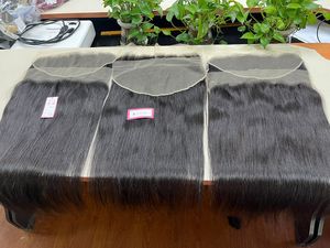 Cabello sin procesar virgen brasileño, rizos naturales de onda profunda, encaje frontal 13x4 13x6 hd, encaje suizo transparente - Product Image 4