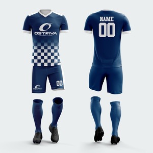 Unisex Soccer Uniform Sets Heat-Transfer Printed Short Sleeve Quick Dry Breathable Spandex/<b>Polyester</b> Fabric Customizable Team - Product Image 6