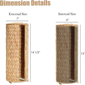 Portarrollos de Papel de Jacinto de Agua, Ecológico, Natural, Decoración para el Hogar, Venta al por Mayor desde Vietnam - Product Image 6