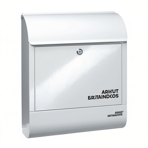 Buzón de Acero Blanco Scandic 825 W, 460 mm de Altura, 380 mm de Ancho, 125 mm de Profundidad, DIN C4 BURG-WCHTER - Product Image 3