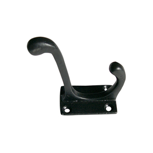 Vintage <b>Black</b> Metal Wall Mounted Coat <b>Hook</b> Single <b>Hook</b> Anti Rust Design For Clothing Storage 2026 Cast Iron Hat And Coat <b>Hook</b> - Product Image 5