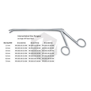 Rongeur manuel pour disque intervertébral en acier inoxydable, instruments chirurgicaux certifiés MOL et CE, haute qualité - Product Image 4