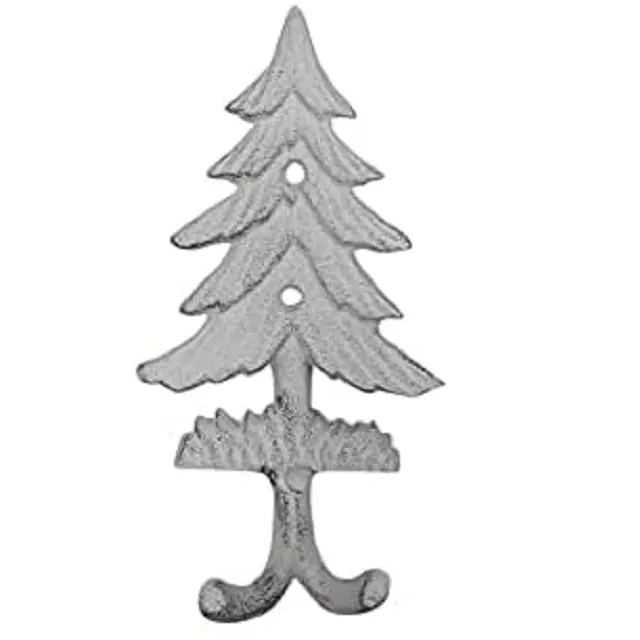 Ganchos de metal decorativos, pendurado de copo de cozinha com árvore fundida, de ferro fundido