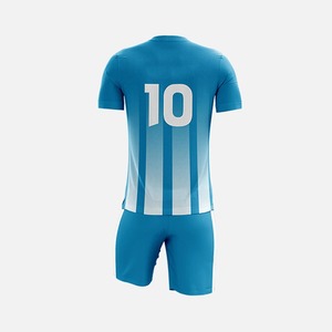 Maillot de football unisexe à manches courtes, col rond, anti-humidité, 100 % polyester, coupe classique, imprimé par sublimation, maille respirante - Product Image 2