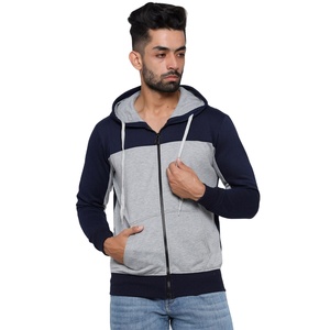 Meilleur prix 100% coton Style personnalisé hommes fermeture éclair sweats à capuche fabriqués au Pakistan solide motif uni bas quantité minimale de commande pour hiver à capuche - Product Image 1
