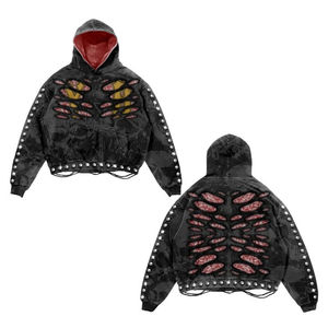 Sudadera con Capucha de Diseño Casual para Invierno, 100% Algodón, Sólida, Transpirable, Ecológica, con Estampado Personalizado, Marca Privada - Product Image 5