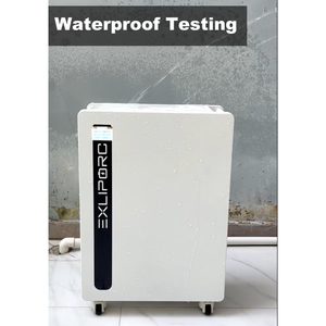 EXLIPORC 16kWh Movable Solar Battery 51.2V 314Ah LiFePO4 Hybrid Grid Home <b>Energy</b> <b>Storage</b> <b>System</b> with Pulleys - Product Image 5