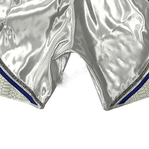 กางเกงมวยไทยขาสั้นผู้ชาย, กางเกงขาสั้นแห้งเร็วระบายอากาศได้ดีย้อมสีล้วนน้ำหนักเบา - Product Image 3