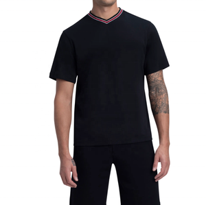 T-shirt de Luxe Décontracté à Manches Courtes en Coton Premium 100% de Haute Qualité, Coupe Classique, Anti-Boulochage et Anti-Rétrécissement - Product Image 5