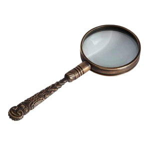 แว่นขยายแบบมีด้ามจับสีโรสโกลด์ดีไซน์แฮนด์เมด - Product Image 6